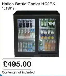 Booker Wholesale Hallco bottle cooler hc2bk offer