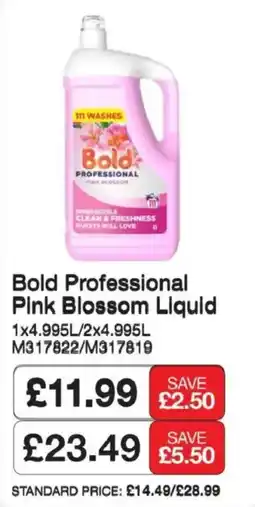 Booker Wholesale Bold Professional Pink Blossom Liquid offer