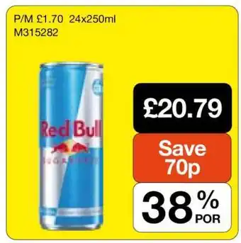 Makro Red Bull Sugarfree offer