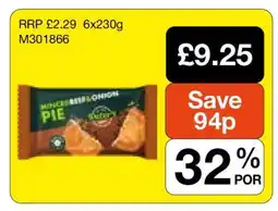Makro Butcher's Pie offer
