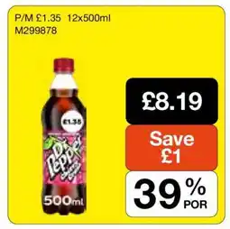 Makro Dr Pepper offer