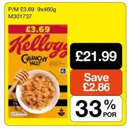 Makro Kellogg's Crunchy Nut offer