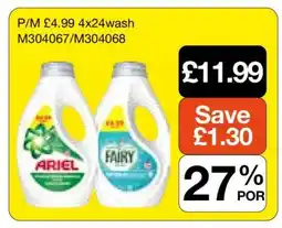 Makro Ariel/Fairy Detergent offer