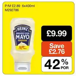 Makro Heinz Seriously Good Mayo offer