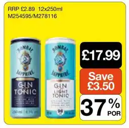 Makro Bombay Sapphire Gin & Tonic offer