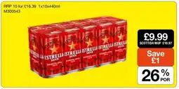 Makro Estrella Damm offer