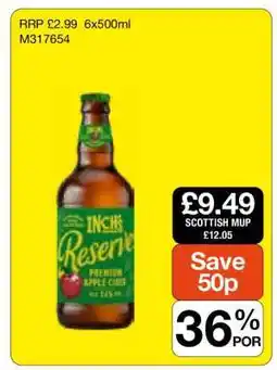 Makro Inch's Reserve Premium Apple Cider offer