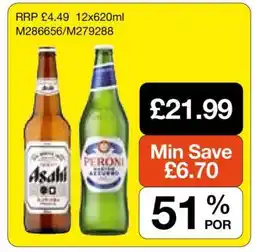 Makro Asahi / Peroni offer