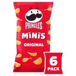 Iceland Pringles Minis Original Multipack Crisps 6x20g offer