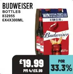 Bestway Budweiser bottles offer