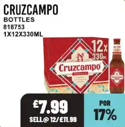Bestway Cruzcampo bottles offer