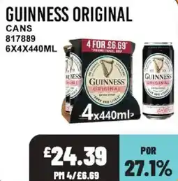 Bestway Guinness original cans offer