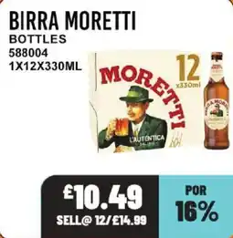 Bestway Moretti bottles offer