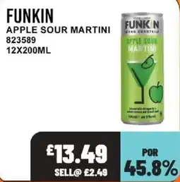 Bestway Funkin apple sour martini offer