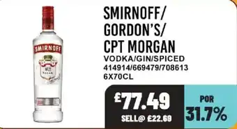 Bestway Smirnoff vodka offer