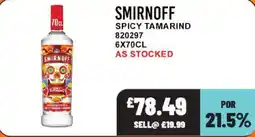 Bestway Smirnoff spicy tamarind offer