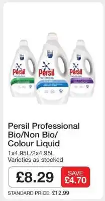 Makro Persil Professional Bio/Non Bio/Colour Liquid offer