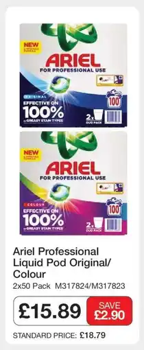 Makro Ariel Professional Liquid Pod Original/Colour offer