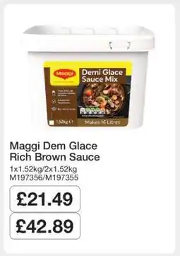 Makro Maggi Dem Glace Rich Brown Sauce offer
