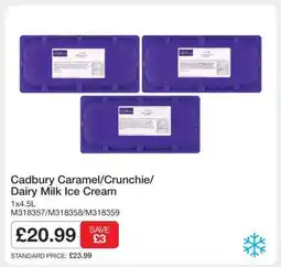Makro Cadbury Caramel/Crunchie/Dairy Milk Ice Cream offer