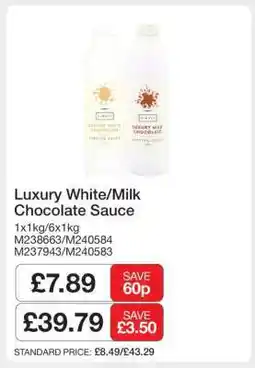 Makro Luxury White/Milk Chocolate Sauce offer