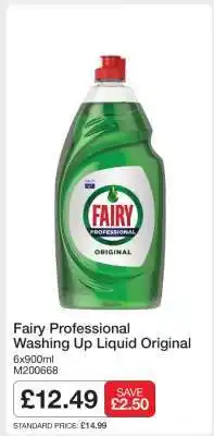 Makro Fairy Professional Washing Up Liquid Original offer