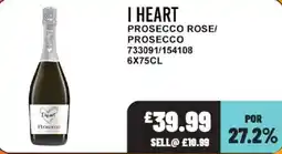 Bestway I Heart Prosecco Rose/Prosecco offer