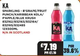 Bestway Ka sparkling fruit punch offer