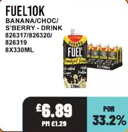 Bestway Fuel banana breakfast drink offer