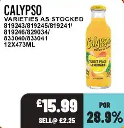 Bestway Calypso sunset peach lemonade offer