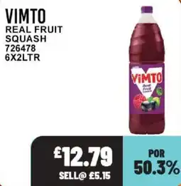 Bestway Vimto real fruit squash offer