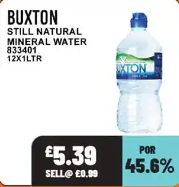 Bestway Buxton still natural mineral water offer