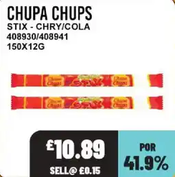 Bestway Chupa Chups stix - chry/cola offer