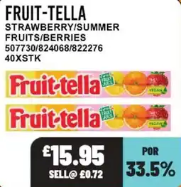 Bestway Fruit-tella strawberry/summer fruits/berries offer