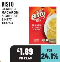 Bestway Bisto classic macaroni cheese offer