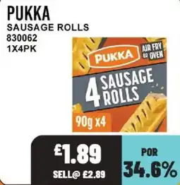 Bestway Pukka sausage rolls offer