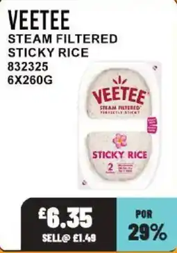 Bestway Veetee steam filtered sticky rice offer