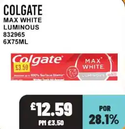Bestway Colgate max white luminous offer
