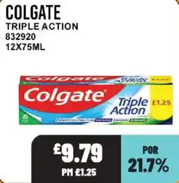 Bestway Colgate triple action offer