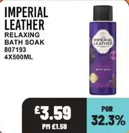 Bestway Imperial leather relaxing bath soak offer