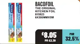 Bestway Bacofoil the original kitchen foil offer
