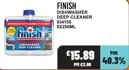 Bestway Finish dishwasher deep cleaner offer