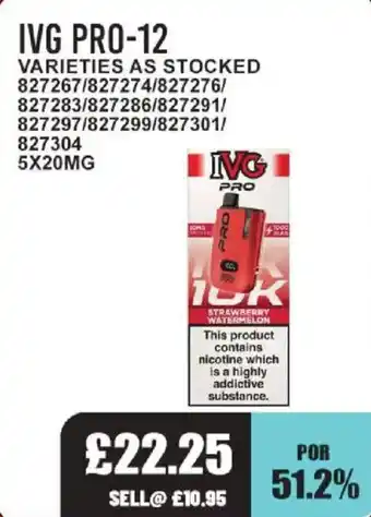 Bestway Ivg pro-12 offer