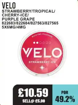 Bestway Velo strawberry ice offer