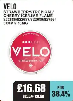 Bestway Velo strawberry ice offer