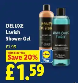 Lidl Deluxe lavish shower gel offer