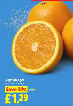 Lidl Large Oranges offer