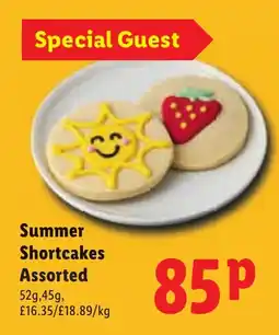 Lidl Summer Shortcakes Assorted offer