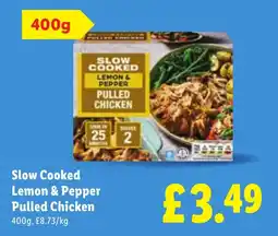 Lidl Slow Cooked Lemon & Pepper Pulled Chicken offer