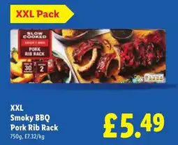 Lidl Smoky BBQ Pork Rib Rack offer